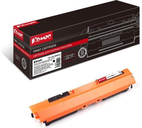 Изображение товара Лазерный картридж Комус 729 (4370b002) черный, для canon lbp7010c/7018 856026