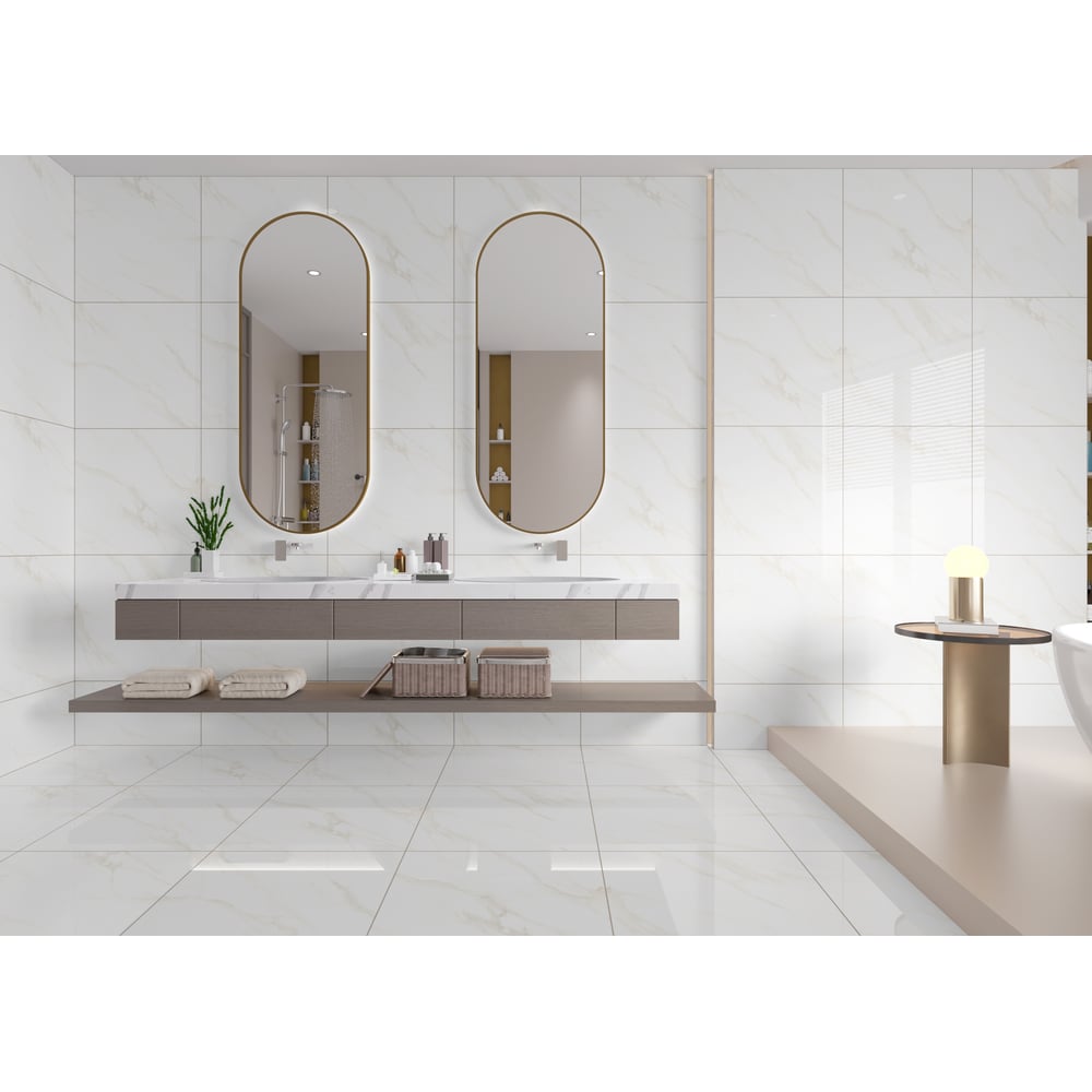 Изображение товара Керамогранит ETERNAL Carrara Pearl 600x600 мм 4 шт в упаковке