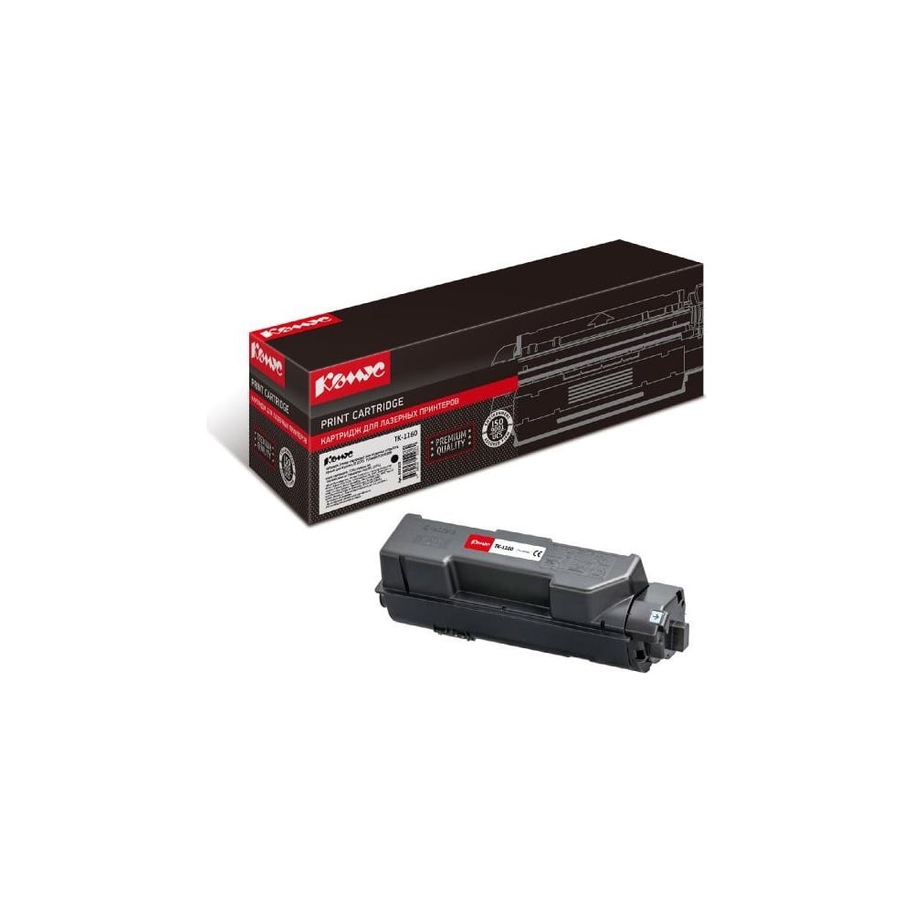 Изображение товара Лазерный картридж Комус tk1160 черный для Kyocera ecosysp2040dn dw 7200 страниц