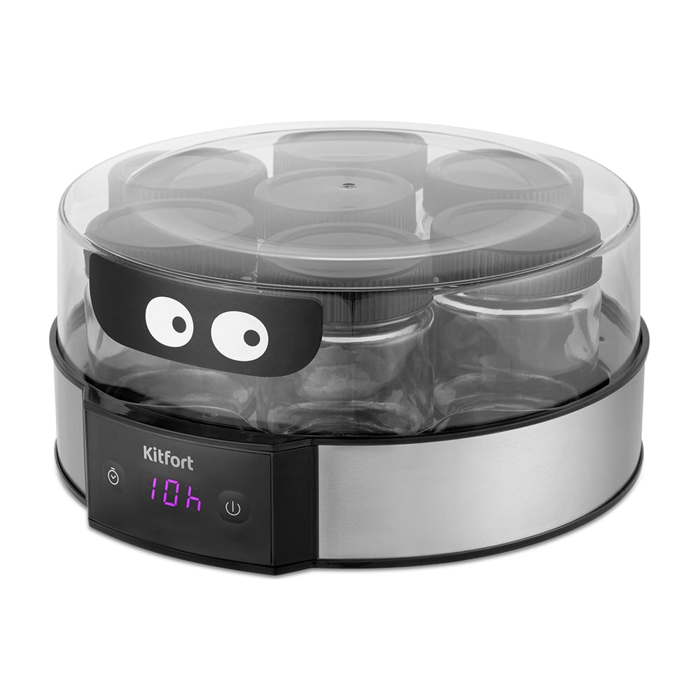 Изображение товара Йогуртница KITFORT КТ-6295 для домашнего приготовления йогурта