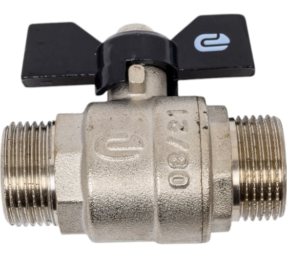 Изображение товара Шаровой кран для воды ONDO 3/4", ш/ш, бабочка, никель ONMMB034