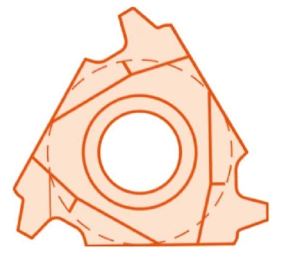 Изображение товара Пластина резьбовая 22EL4TR AWN15, 10 шт АКСИС 00001630446