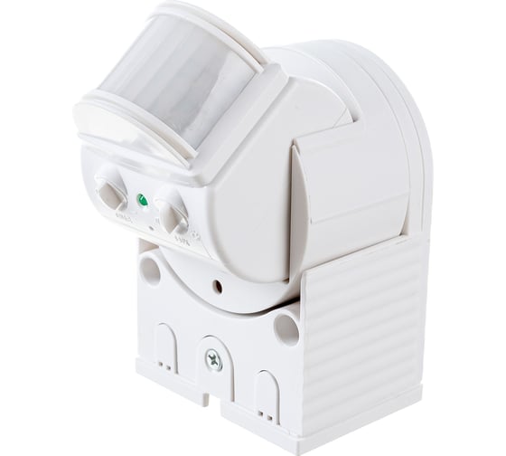 Изображение товара Датчик движения ЭРА MD 012 белый, макс. нагрузка 1100В Б0043789