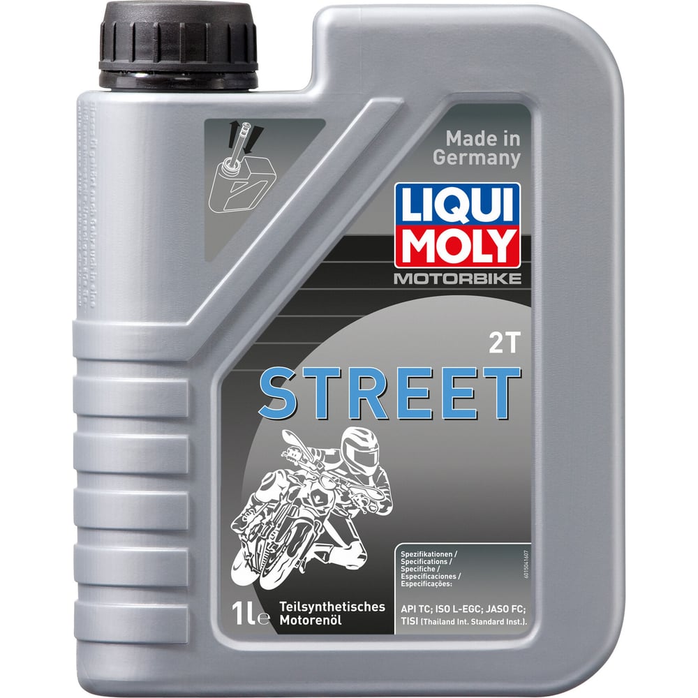 Изображение товара Полусинтетическое моторное масло для 2-тактных мотоциклов LIQUI MOLY 1 л
