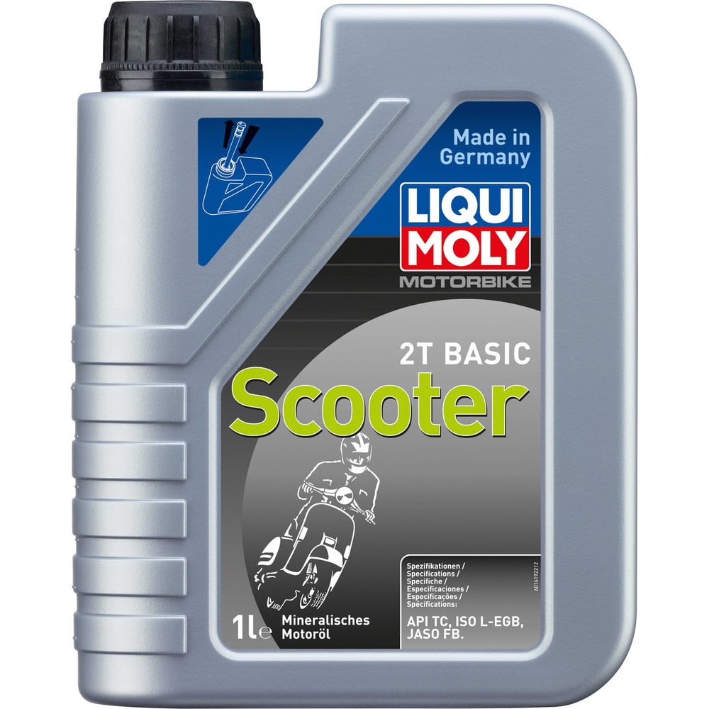 Изображение товара Минеральное масло для скутеров LIQUI MOLY Motorbike 2T Basic Scooter TC FB 1л