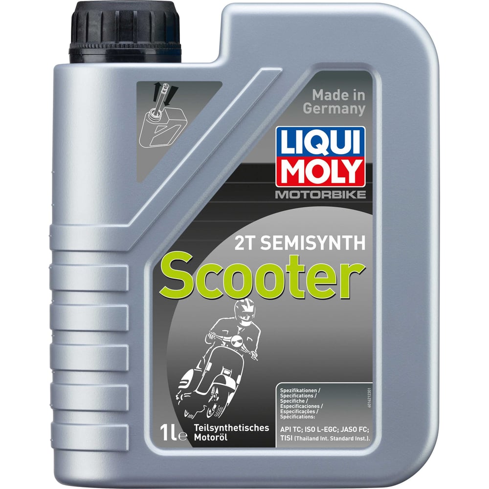 Изображение товара Полусинтетическое масло для скутеров LIQUI MOLY 2T Semisynth Scooter 1л