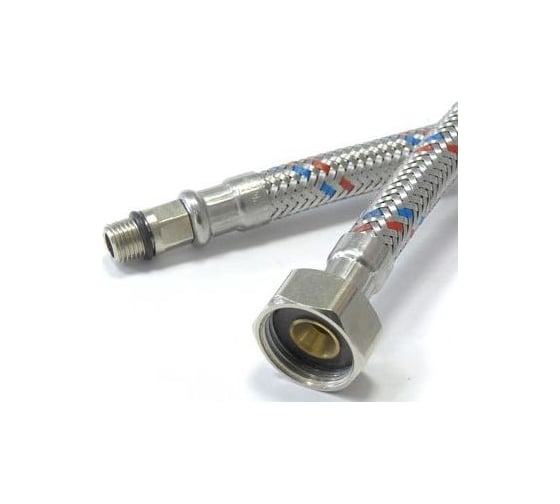 Изображение товара Подводка смесителя PROFLINE 50 см, нейлон с полимерным покрытием (пара=2 штуки) УТ-00044858