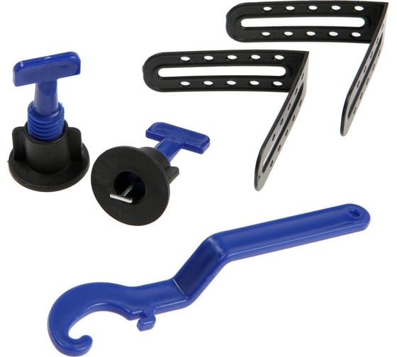 Изображение товара Система выравнивания плитки многоразовая 50 шт + уголки 25 шт ТУНДРА 9604577