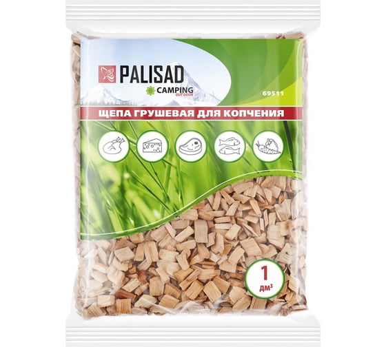 Изображение товара Щепа грушевая для копчения PALISAD Camping Россия 69511