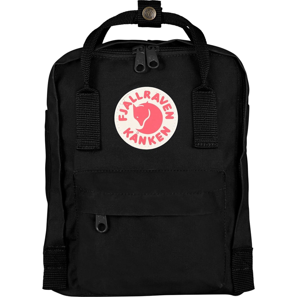 фото Рюкзак fjallraven kanken mini черный, 20х13х29 см, 7 л f23561-550