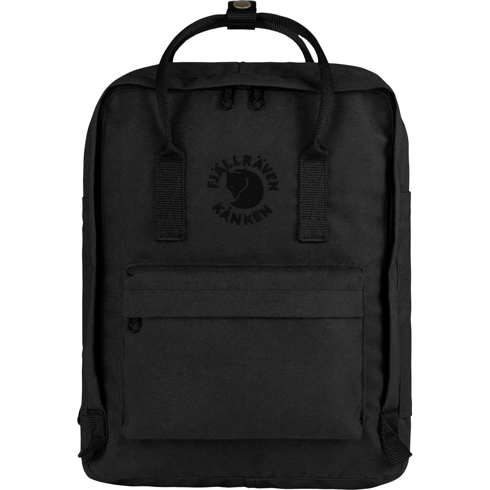 фото Рюкзак fjallraven re-kanken черный, 27х13х38 см, 16 л f23548-550