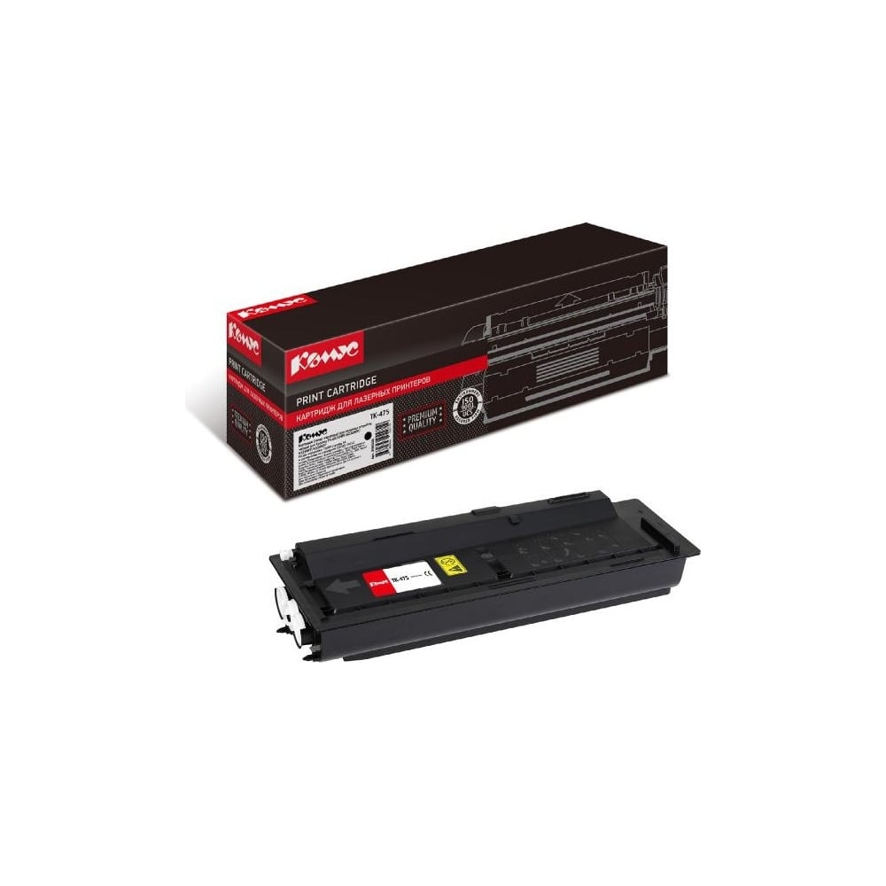 Изображение товара Лазерный картридж Комус tk475 черный для Kyocera fs6025 fs6030