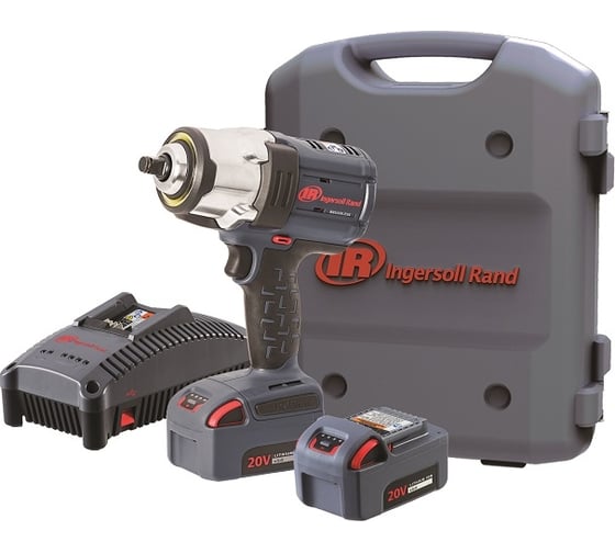Изображение товара Гайковерт аккумуляторный ударный Ingersoll Rand, комплект, W7152-K22B-EU 1/2" 47665717001