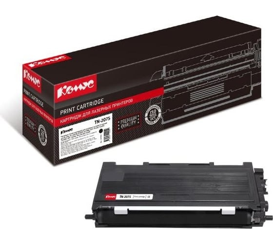 Изображение товара Лазерный картридж Комус tn2075 черный, для brother hl2030r/2040r/2070 855982