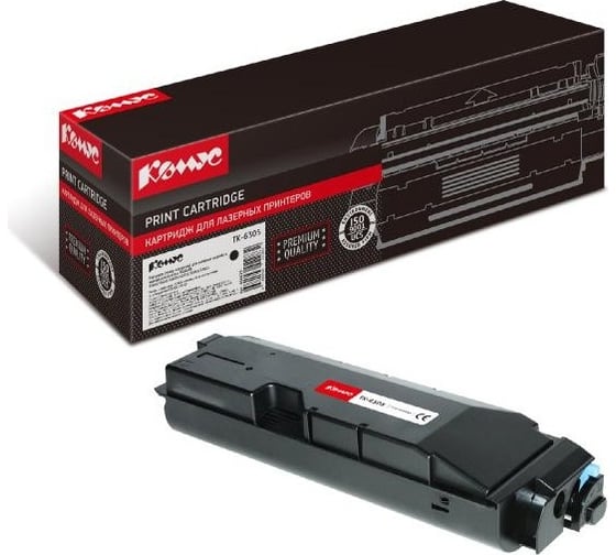 Изображение товара Лазерный картридж Комус tk6305 черный, для kyocera taskalfa3500i/450 856025