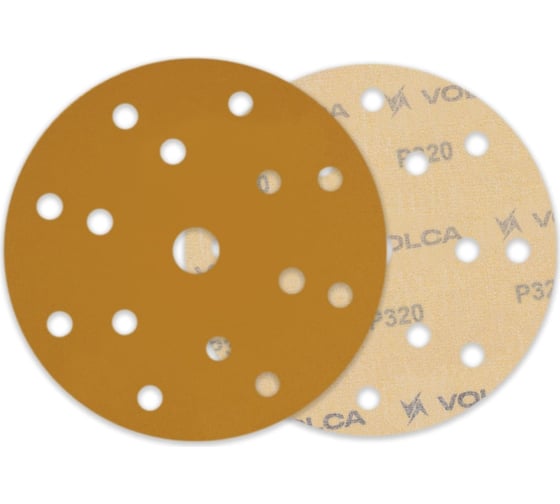 Изображение товара Диск абразивный SAPPHIRE бумажная основа, 225 мм, 24 отверстия, P320, 50 шт VOLCA 55110333032