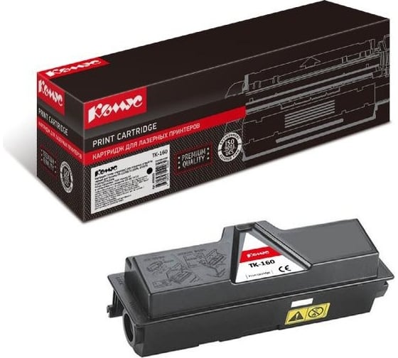 Изображение товара Лазерный картридж Комус tk160 черный, для kyocera fs1120 856023