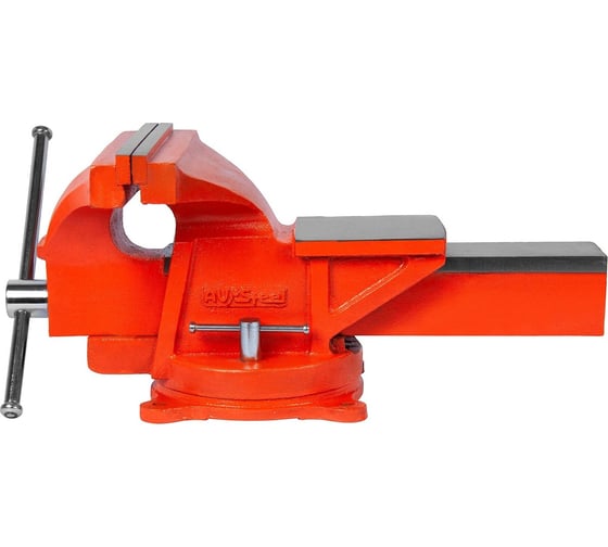 Изображение товара Слесарные поворотные тиски AV Steel сталь 250мм AV-940010