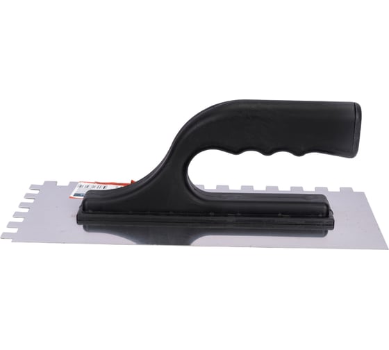 Изображение товара Зубчатая кельма Master Color 10x10 нержавеющая сталь пластиковая ручка 270x130 мм 30-2044