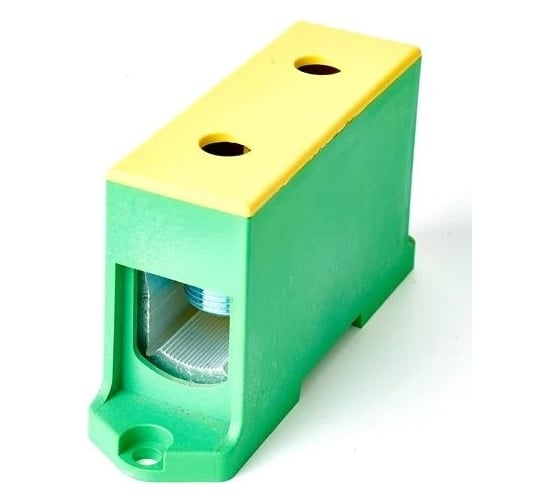 Изображение товара Силовая вводная клемма HLT КСВ 35-240 желтая-зеленая 5 шт 081-30-009