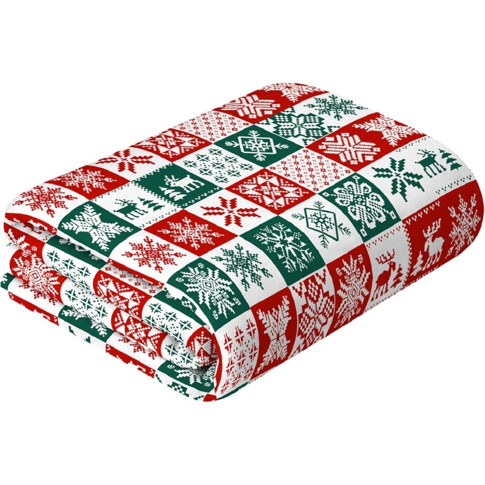 Изображение товара Покрывало-плед Guten Morgen флис, Новогоднее чудо 150x200 см ПФл-НЧ-150-200