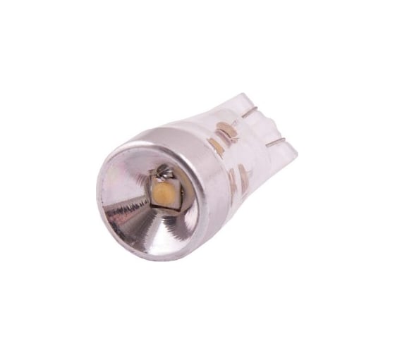 Изображение товара Автолампа диод SKYWAY T10, 1 SMD диод, 1-контактная, белая без цоколя, габариты ST10-1.5W (SMD) concave