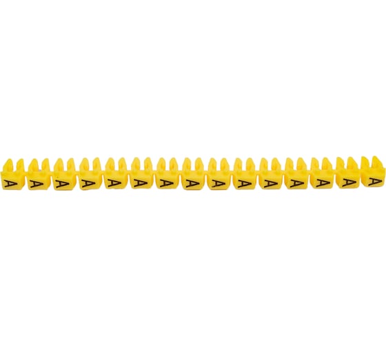 Изображение товара Наборный маркер HLT символ "A" желтый 1,5 мм² (уп./150 шт.) 084-08-113