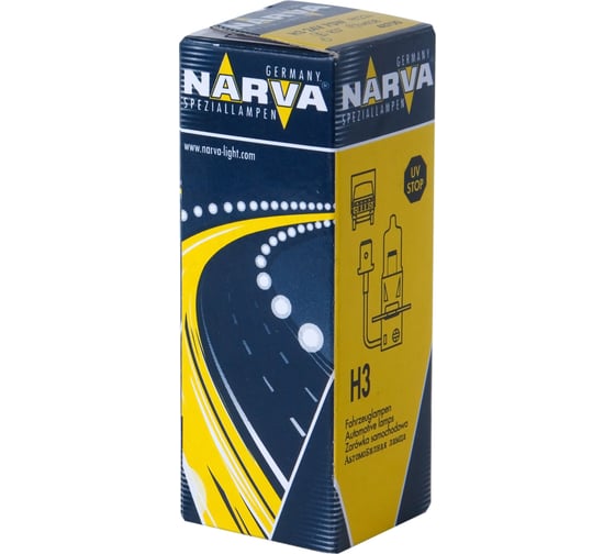 Изображение товара Автолампа NARVA H3 70 PK22s 24V 1 10 100 HIT 487003000