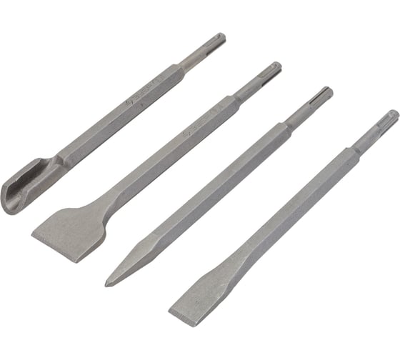 Изображение товара Набор зубил Профессионал БУРАН (4 шт; 250 мм; SDS-Plus) Зубр 29360-H4_z01