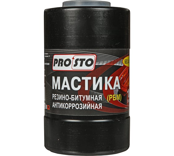 Изображение товара Резинобитумная мастика PRO.STO 1,8 л 003-00070
