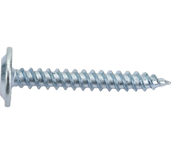 Изображение товара Саморез для металла с прессшайбой ЦКИ 4.2х32 остроконечный Ц ПРОФИ 500 шт. 48791