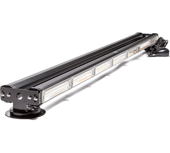 Изображение товара Маяк-стробоскоп АВТОЭЛЕКТРИКА ae84w-7cob-2s-m 84 вт, 12/24 в, 2-стороны, 7+7 блоков cob, 28 режимов, провод 3 м, магнит 09.02326