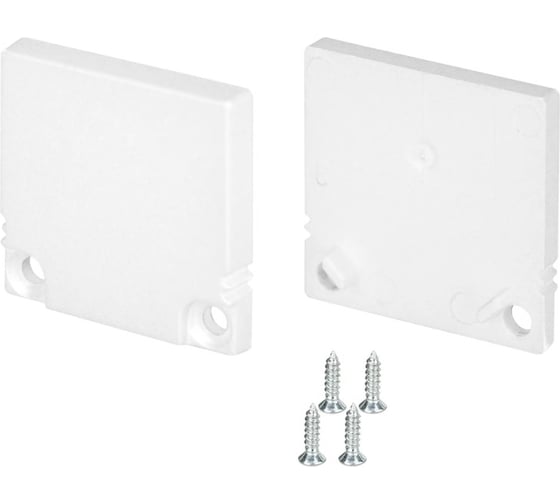 Изображение товара Заглушка Arlight SL-SLIM20-H20 WHITE глухая 1комплект 047636