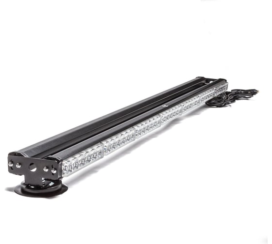 Изображение товара Маяк-стробоскоп АВТОЭЛЕКТРИКА ae84w-7eps-2s-m 84 вт, 12/24 в, 2-стороны, 7+7 блоков epistar 28 режимов, провод 3 м, магнит 09.02333