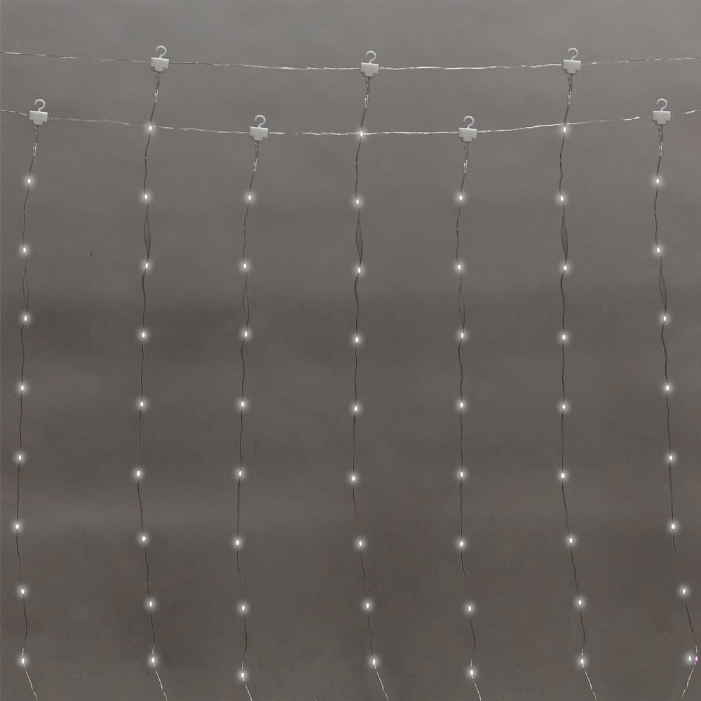 Изображение товара Дождь из Росы Neon-Night 3x2м светодиодный занавес 200LED белый IP20 USB пульт