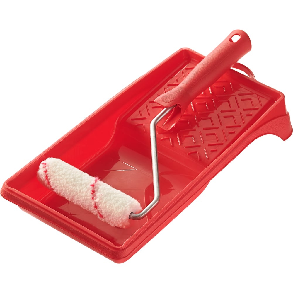 Изображение товара Набор для работ с водными ЛКМ АКОР мини-валик и ванночка 15x29см