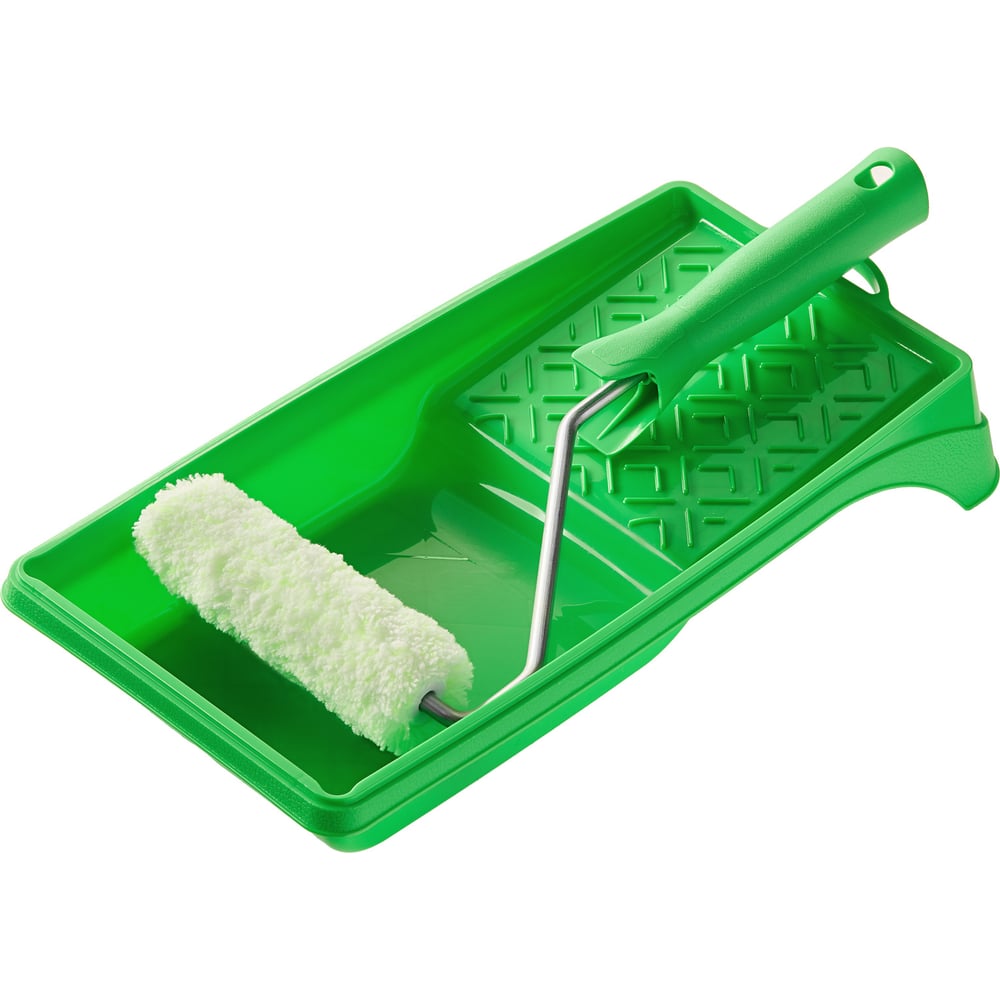 Изображение товара Валик для краски Мастер 564 30 110 с микрофиброй и ванночкой 150x300 мм