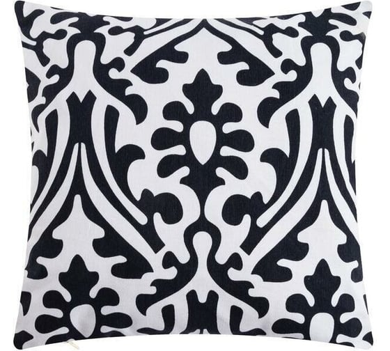 Изображение товара Декоративная наволочка Этель 40x40 см, Monograms black, 100% хлопок 5084347