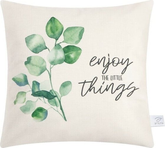 Изображение товара Чехол на подушку Этель "Little things", 40х40 см, 100 п/э, велюр 7515486
