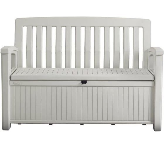 Изображение товара Скамейка для сада KETER Patio Bench White 508 253818