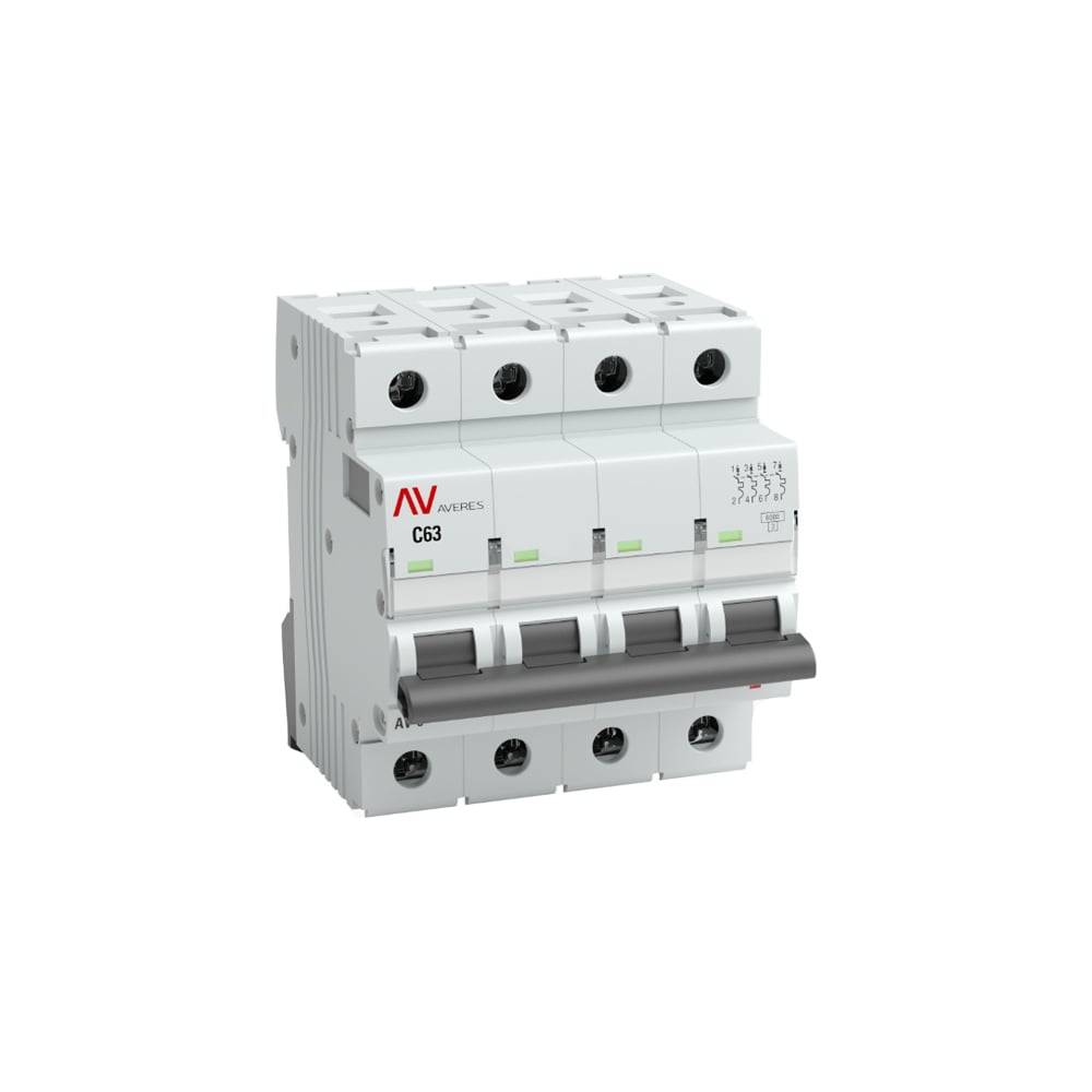 Автоматический выключатель EKF выключатель автоматический модульный 3п c 20а 4 5ка ва47 29 generica mva25 3 020 c