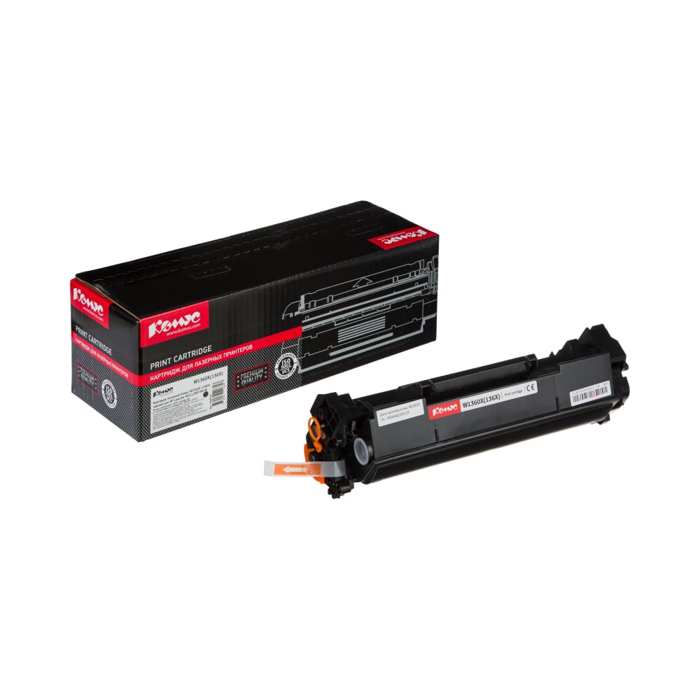Изображение товара Лазерный картридж Комус w1360x(136x) черный, для hp laserjet m211/mfp m236 1848323