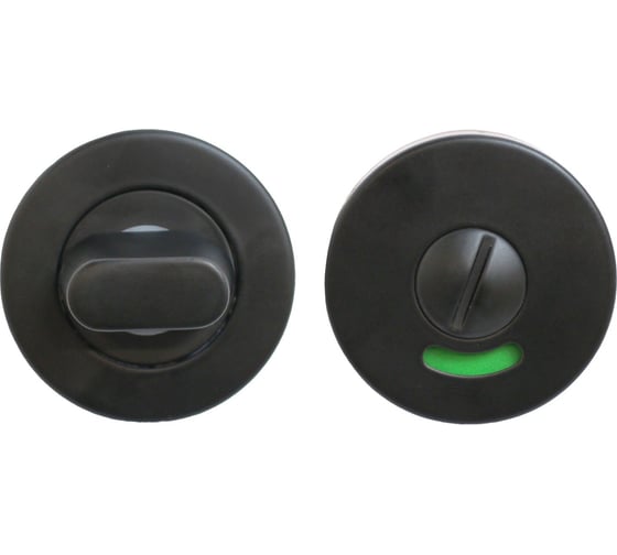 Изображение товара Сантехническая завертка к ручкам Стандарт INOX 02WC SS BLACK черная, нержавеющая сталь 15544