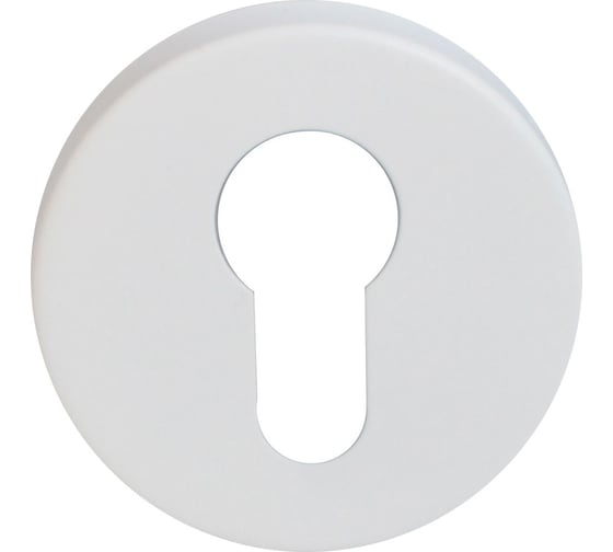 Изображение товара Накладка для ц/м Стандарт INOX 0200 WHITE белая, нержавеющая сталь 15545