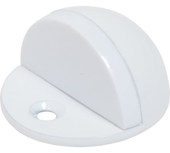 Изображение товара Дверной ограничитель Стандарт 8185 WW круглый, матовый, белый, европакет 15423