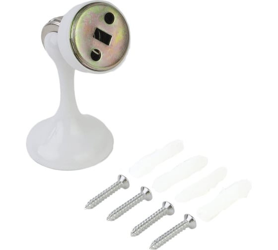 Изображение товара Магнитный ограничитель Стандарт 102 WW прямой, матовый, белый, европакет 15429