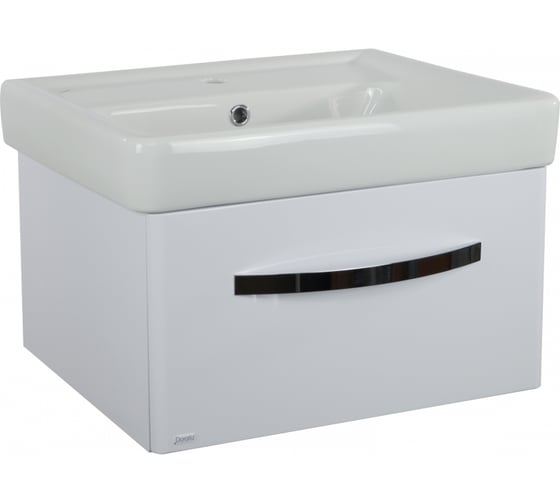 Изображение товара Подвесная тумба DORATIZ Коралл 60 белая, под умывальник Сомо 60, с ящиком 9912.817С
