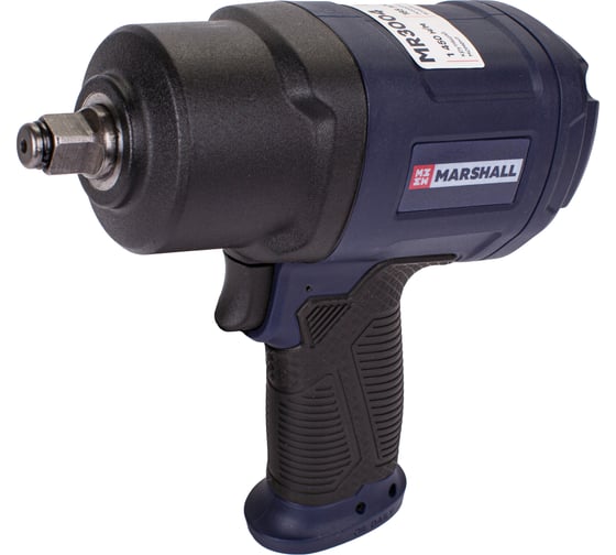 Изображение товара Пневматический ударный гайковерт MARSHALL 1450 н.м, 1/2, ударные головки, кейс MR3004