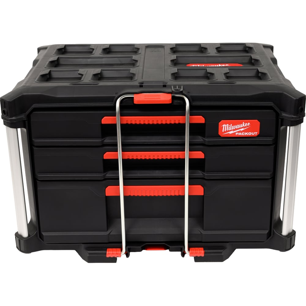 Изображение товара Ящик Milwaukee PACKOUT с 2+1 выдвижными отсеками 4932493190