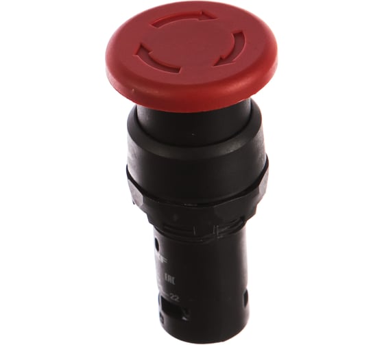 Изображение товара Кнопка поворотная EKF SW2C-11MZ PROxima NO NC красная грибок sw2c-mz-r
